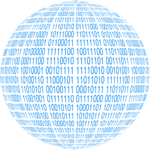 Quantum Blue Globe