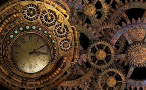 Quantum Fractal Clock Time