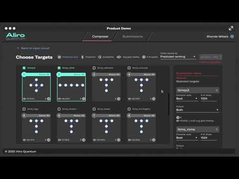 Short demo of Aliro™ Q.Compute (AQC)