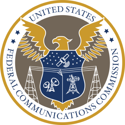 FCC Seal Large White