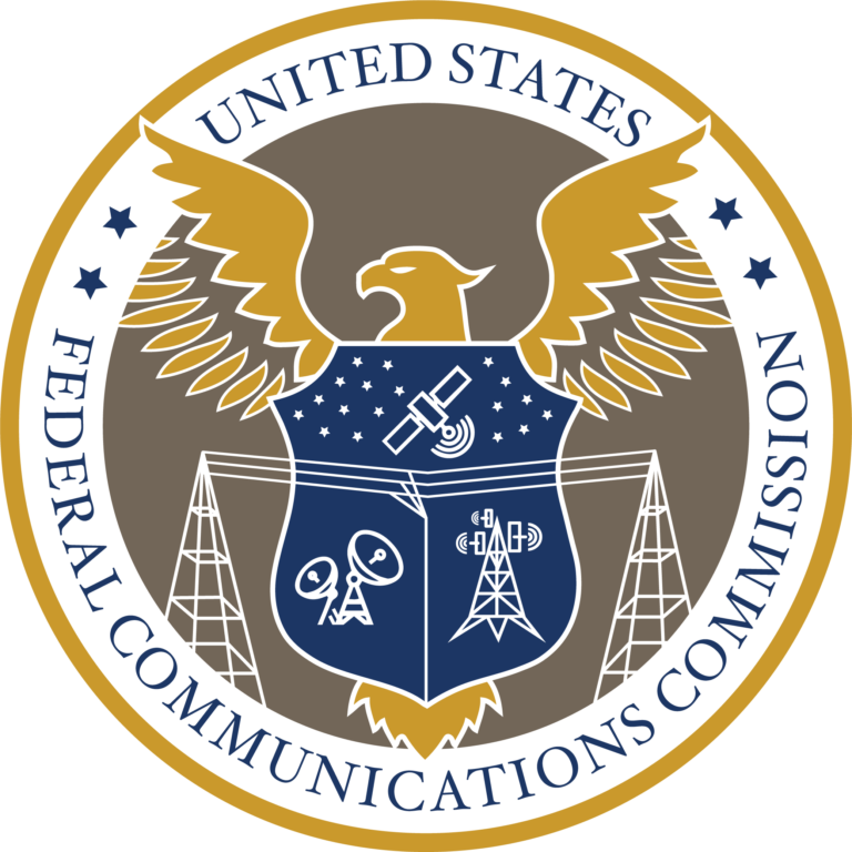 FCC Seal Large White