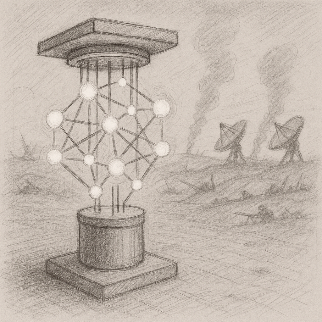 Military Quantum Computer Battlefield