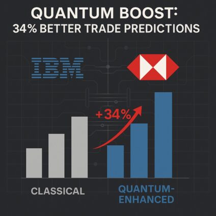 By pairing HSBC and IBM’s logos with a quantum circuit motif, the image underscores both the collaboration and the scientific foundation of the work. It stands as a reminder that the value of quantum computing can increasingly be seen, not just theorized.